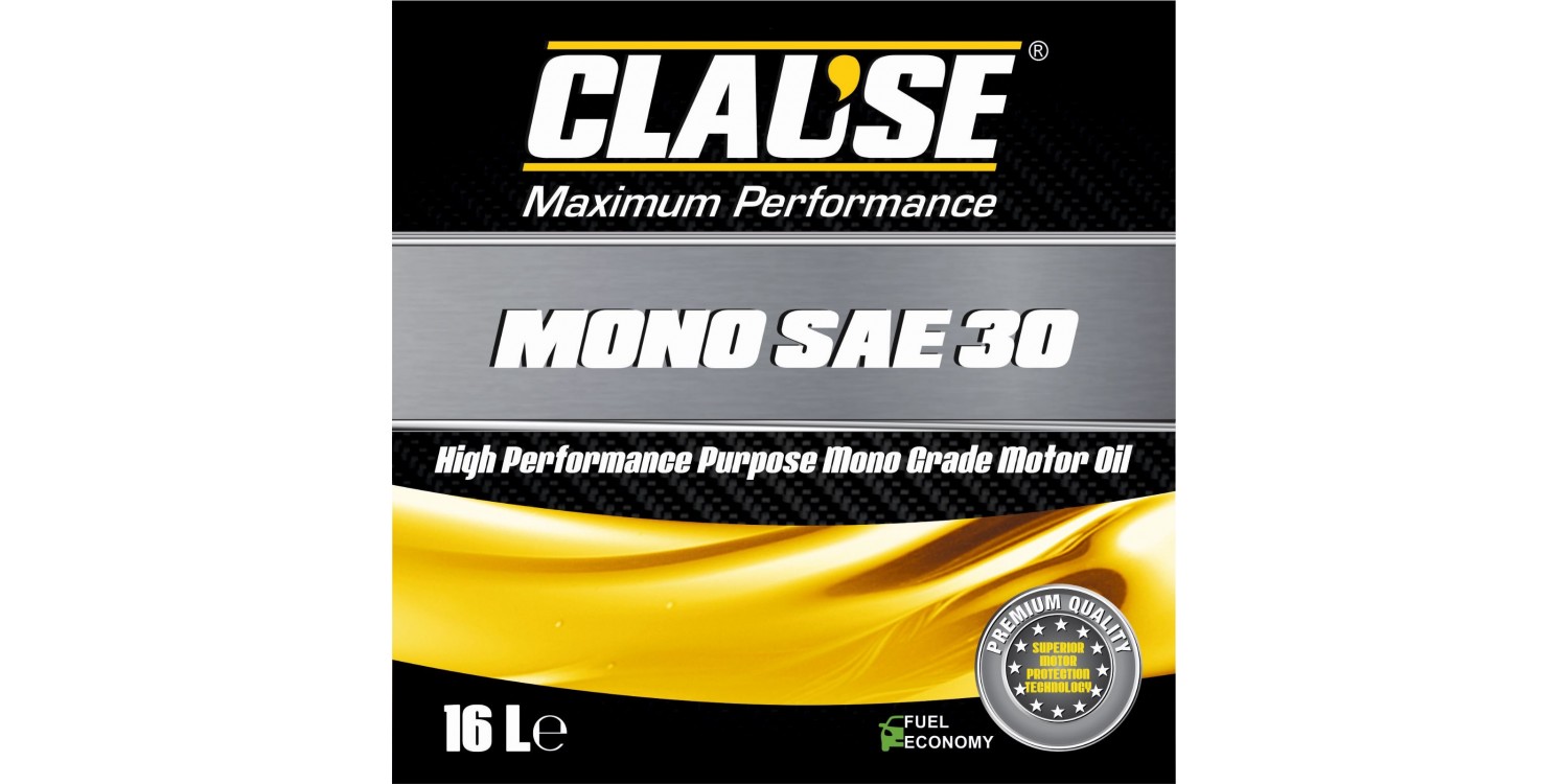 CLAUSE MONO SAE 30 (16 LT) 30 NO DİŞLİ YAĞI